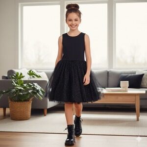 Goodmark Movie Star Girl Costume Dress Tiara Gloves‎ 4 Piece Set 10-12 - Size L